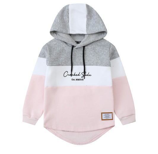 Lexi - Detailed hoodie pink