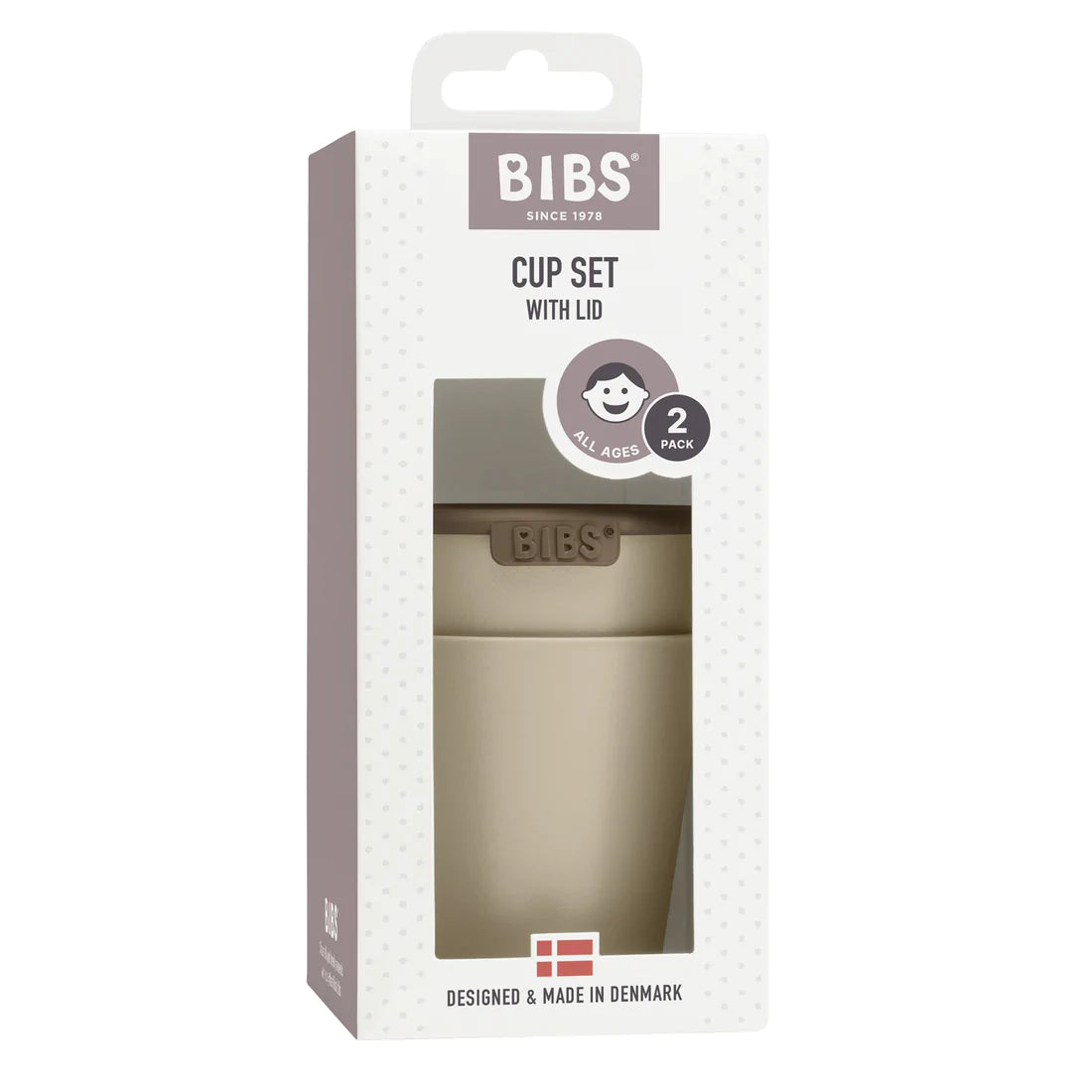 Bibs cup set VANILLA - Mini Boss
